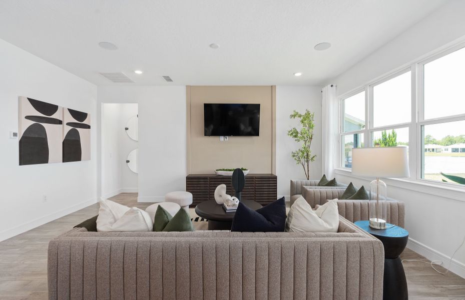 Representative furnished interior of a home built from the Prosperity by Del Webb in Del Webb River Reserve, Spring Hill (Image 7).