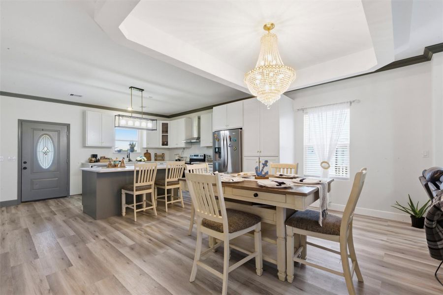 Furnished interior view inside a new home in , Cleveland (Image 11).