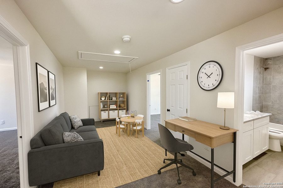 Furnished interior view inside a new home in , Canyon Lake (Image 10). Furnished interior view inside a new home in , Canyon Lake (Image 10).