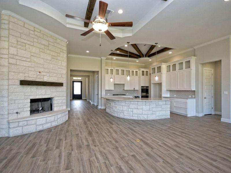 Image 265 representing the Siena III by Giddens Homes in Clearwater Ranch, Liberty Hill, TX.