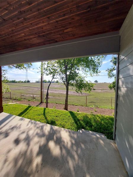View of patio / terrace with a nice view of rural / pastoral area.