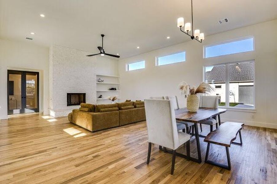 Furnished interior view inside a new home in , Midlothian (Image 7). Furnished interior view inside a new home in , Midlothian (Image 7).