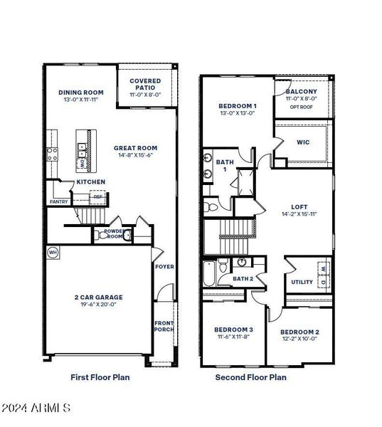 Avance - Terrace Floor Plan 1,983 SF 3+