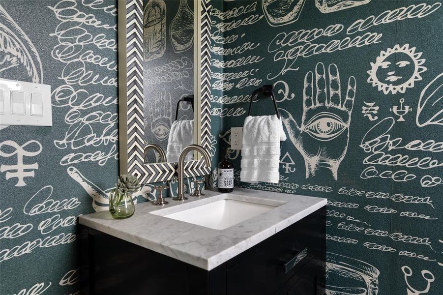 Downstairs half bath Downstairs half bath