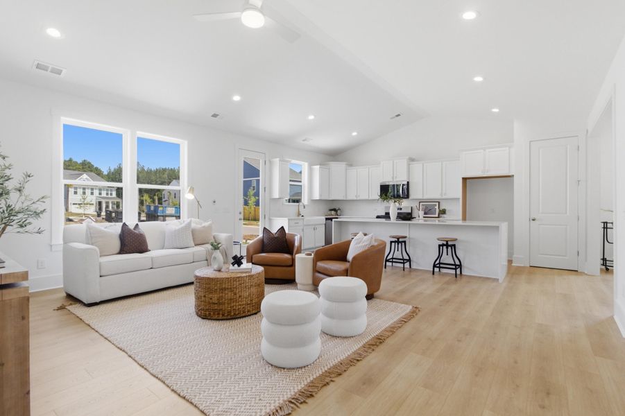 Furnished interior view inside a new home in , Ravenel (Image 11).