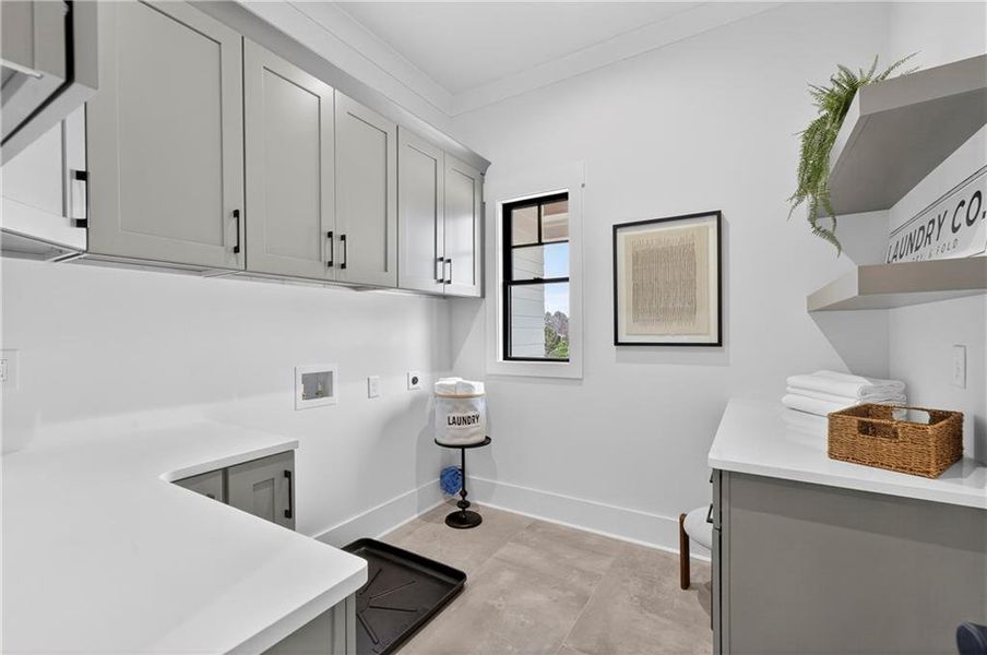 Furnished interior view inside a new home in , White Plains (Image 38).