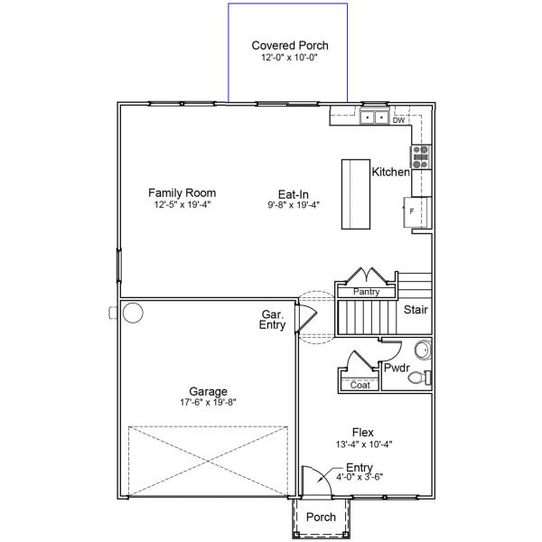 2D floor plan layout of this home in River Tide Farms, Bolivia, NC (Image 2). 2D floor plan layout of this home in River Tide Farms, Bolivia, NC (Image 2).