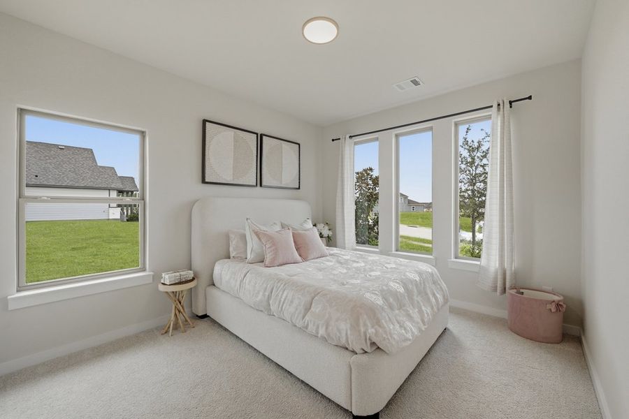 Representative furnished interior of a home built from the The Albany by Lillian Custom Homes in Tabor Ranch, Ponder (Image 29).