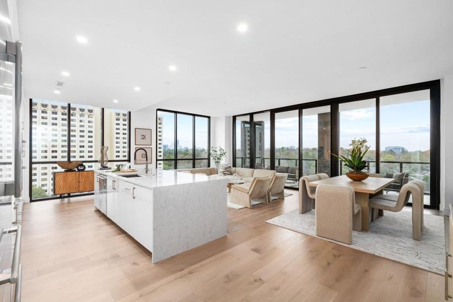 Furnished interior view inside a new home in The Dillon Buckhead, Atlanta (Image 39). Furnished interior view inside a new home in The Dillon Buckhead, Atlanta (Image 39).