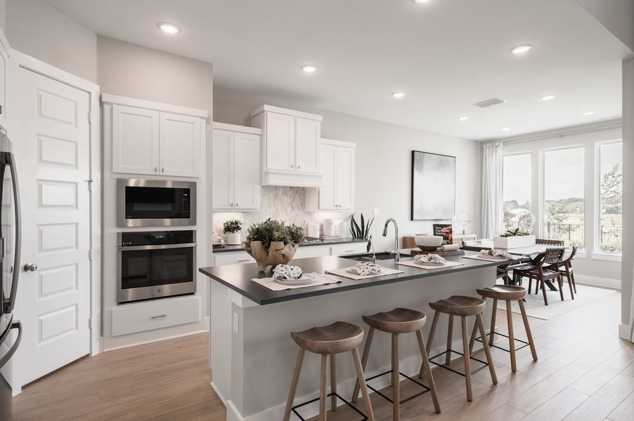 Representative furnished interior of a home built from the Verdin by Tri Pointe Homes in Pecan Ridge, Fulshear (Image 91).