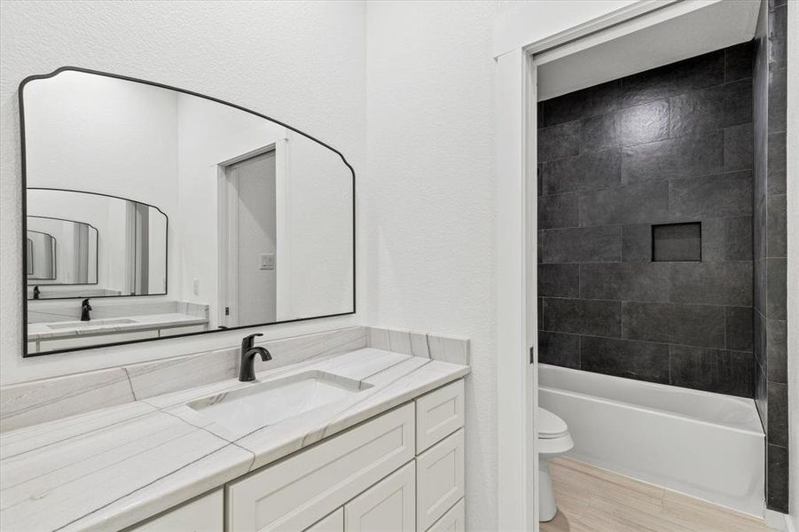 Furnished interior view inside a new home in , Emory (Image 11).