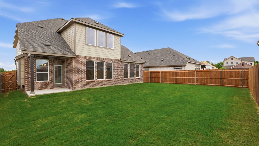 Exterior details and patio area of a home in Churchill, Anna (Image 22). Exterior details and patio area of a home in Churchill, Anna (Image 22).
