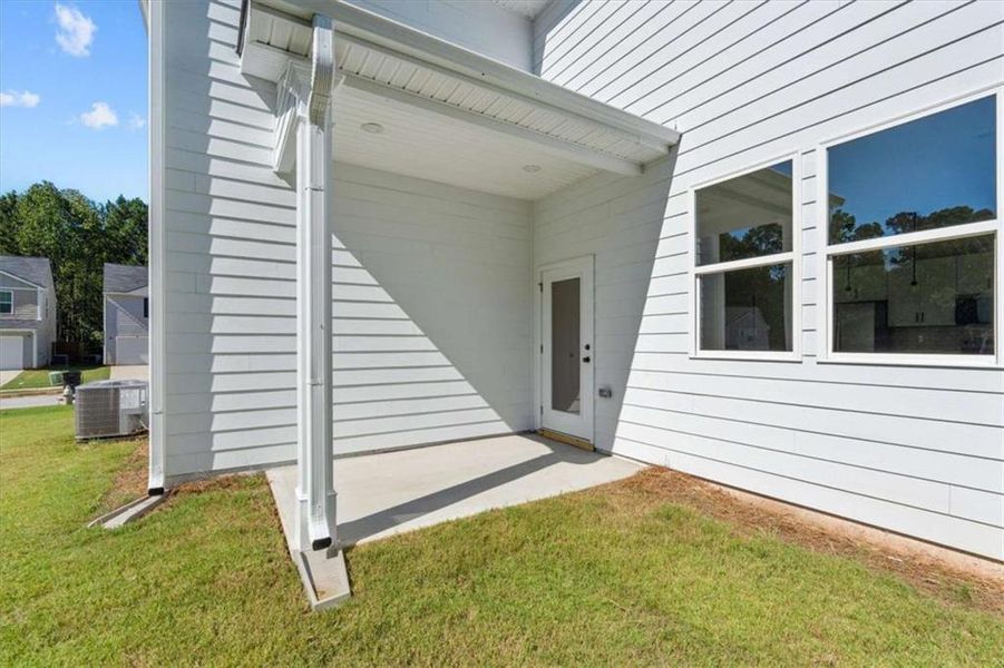 Exterior details and patio area of a home in , Villa Rica (Image 4). Exterior details and patio area of a home in , Villa Rica (Image 4).
