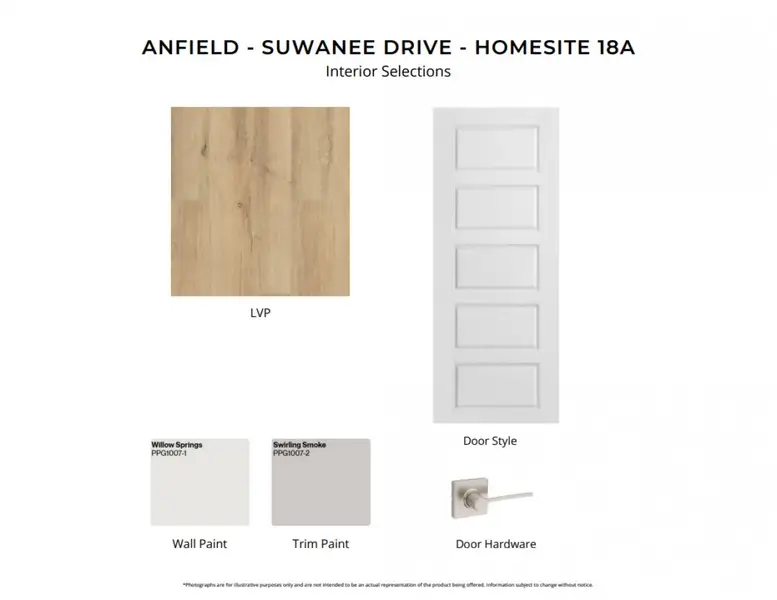 Sample of building materials used in homes in The Villas at Longleaf Park, a Watersound Origins® community, Inlet Beach (Image 4).