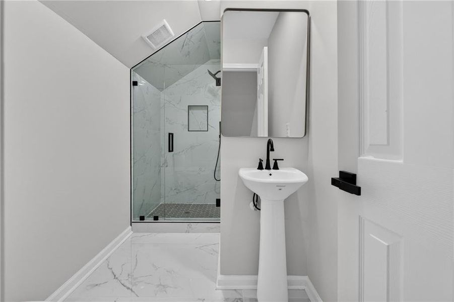 Furnished interior view inside a new home in , Griffin (Image 30).