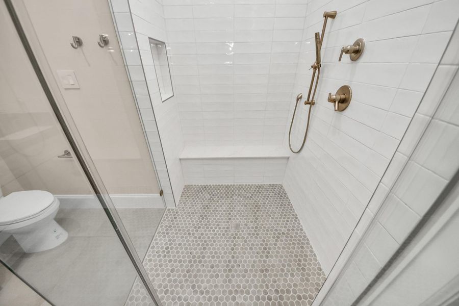 Close-up of interior finishes inside a home in , Houston (Image 19).