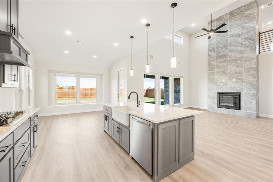 Furnished interior view inside a new home in The Oaks, Red Oak (Image 13).