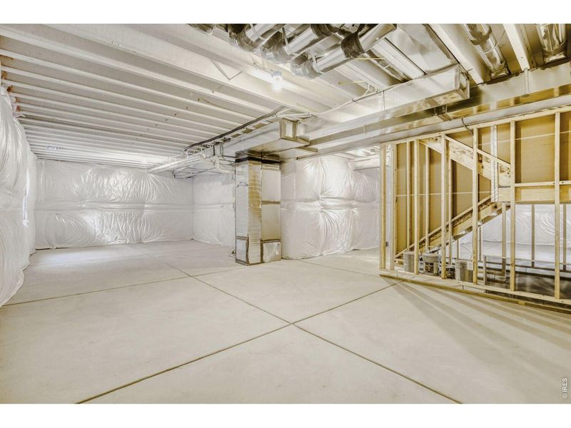 In-progress construction of a new home in Farmstead, Berthoud, CO (Image 41).