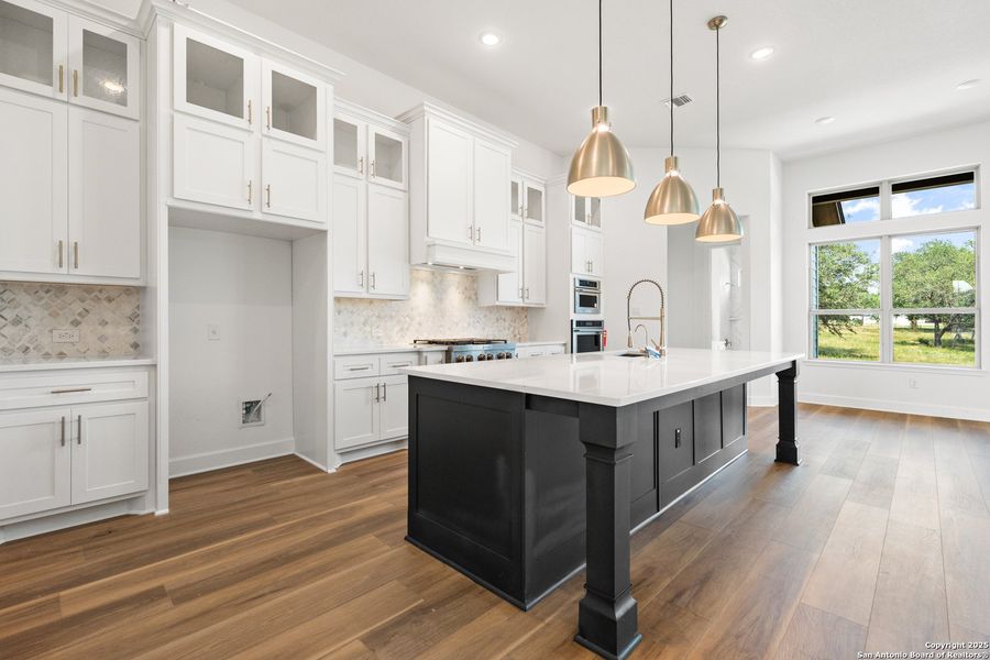 Furnished interior view inside a new home in Legend Park, Castroville (Image 11). Furnished interior view inside a new home in Legend Park, Castroville (Image 11).