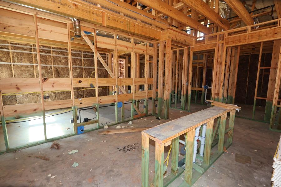 In-progress construction of a new home in Escondido - Terrace Collection, Magnolia, TX (Image 12).