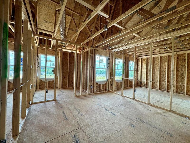 In-progress construction of a new home in Eastlyn Crossing, Flowery Branch, GA (Image 15). In-progress construction of a new home in Eastlyn Crossing, Flowery Branch, GA (Image 15).