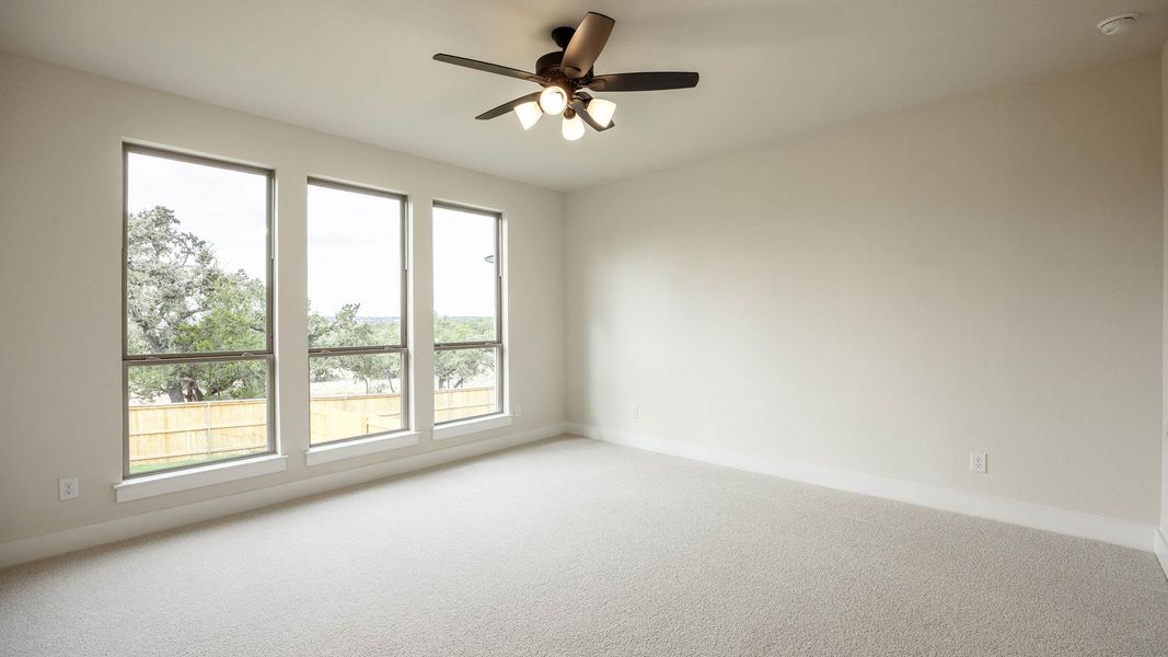 Spacious, unfurnished interior of a new home in Parkside On The River West 60', Georgetown (Image 13). Spacious, unfurnished interior of a new home in Parkside On The River West 60', Georgetown (Image 13).