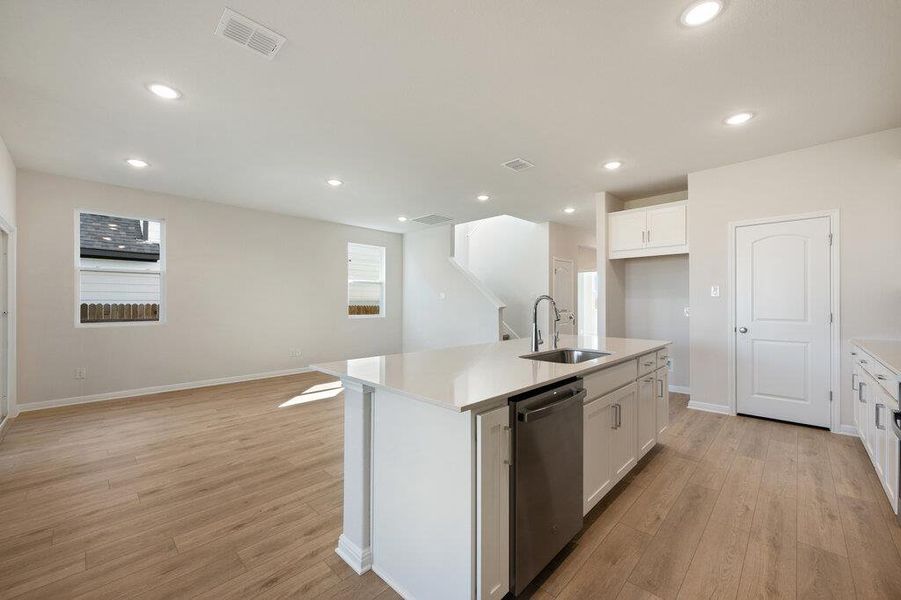 Furnished interior view inside a new home in Patterson Ranch, Georgetown (Image 9).