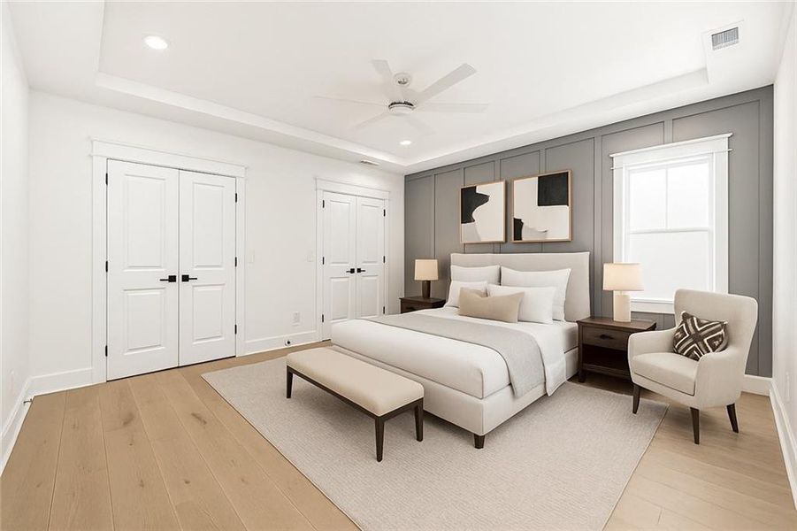 Furnished interior view inside a new home in , Cumming (Image 15).