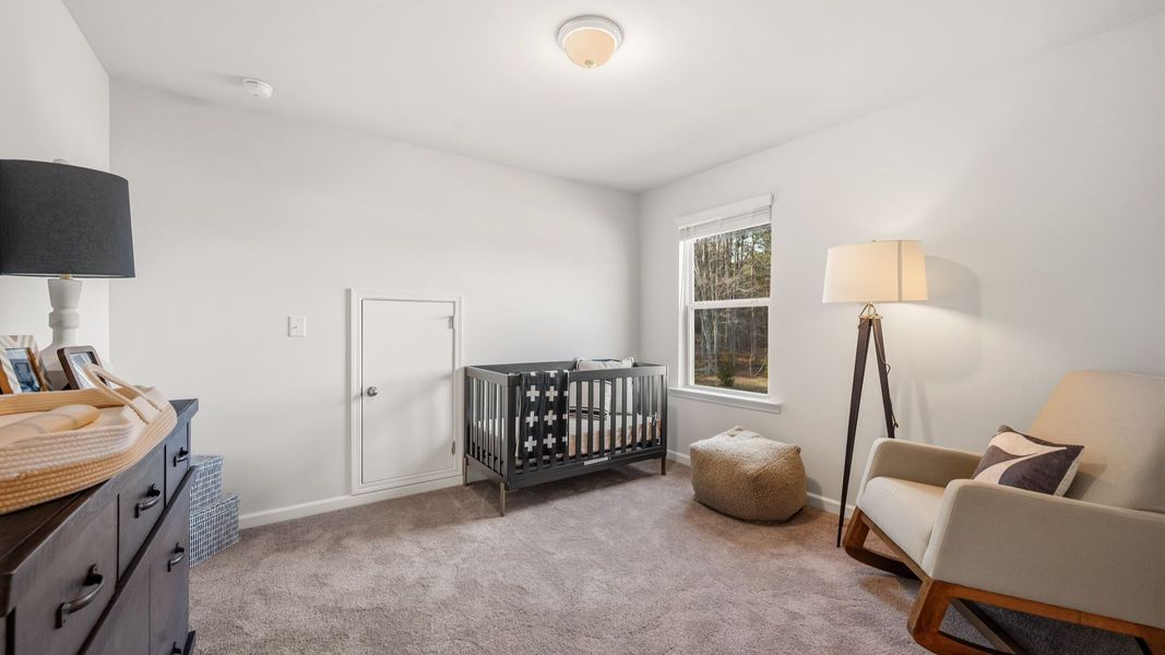 Representative furnished interior of a home built from the Lassiter by DRB Homes in Hamilton Lakes, Lawrenceville (Image 8).