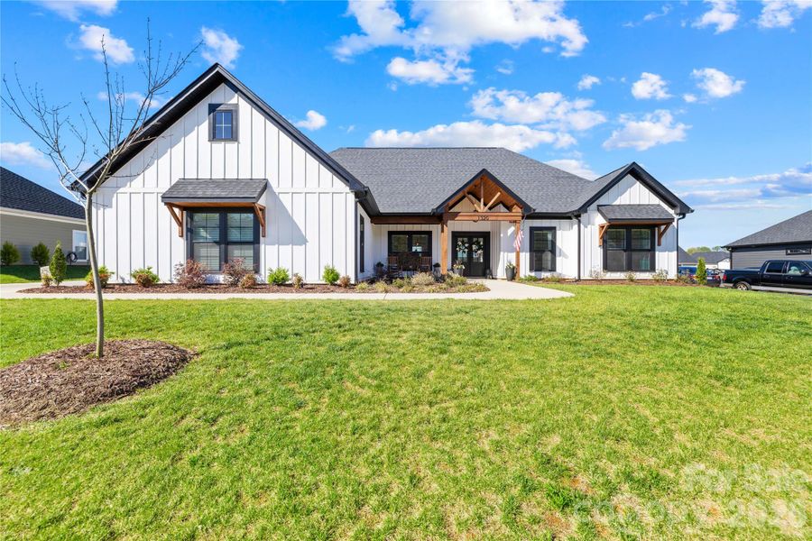 Front exterior of a new home in , Salisbury, NC, highlighting curb appeal (Image 21).