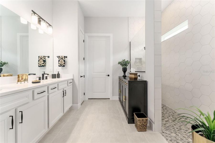 Furnished interior view inside a new home in Del Webb Stone Creek, Ocala (Image 17). Furnished interior view inside a new home in Del Webb Stone Creek, Ocala (Image 17).