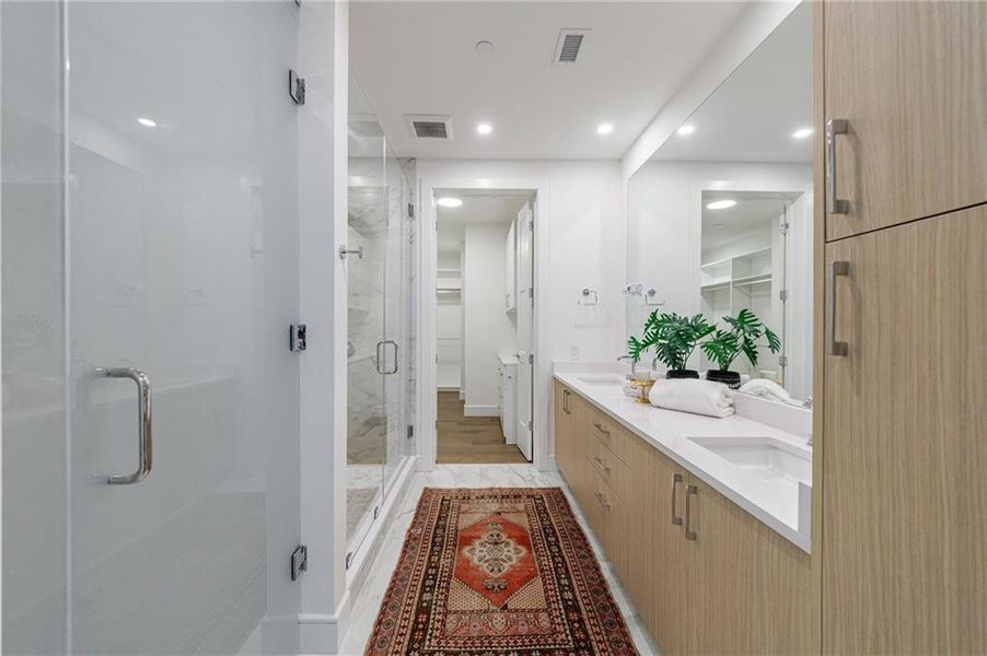 Furnished interior view inside a new home in The Dillon Buckhead, Atlanta (Image 33).