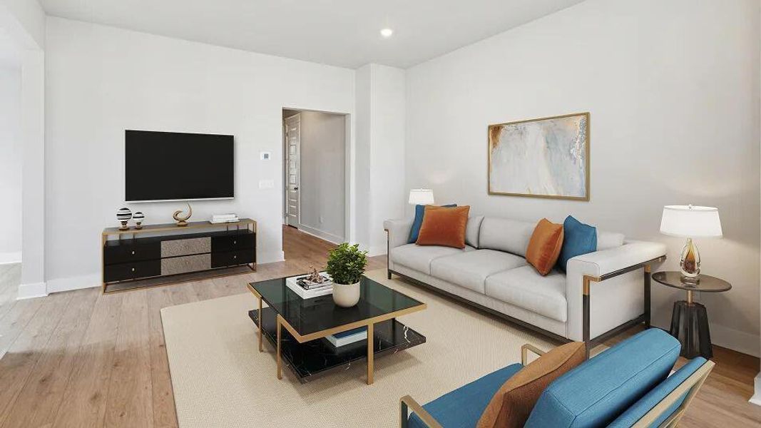Furnished interior view inside a new home in Carnes Crossroads, Summerville (Image 7).
