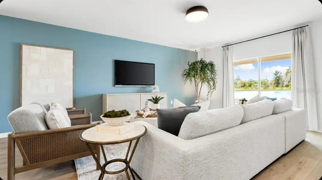 Furnished interior view inside a new home in Waterstone, Groveland (Image 8).