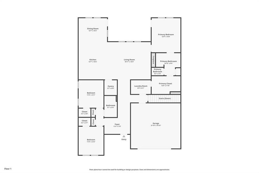 2D floor plan layout of this home in , Ellijay, GA (Image 5).