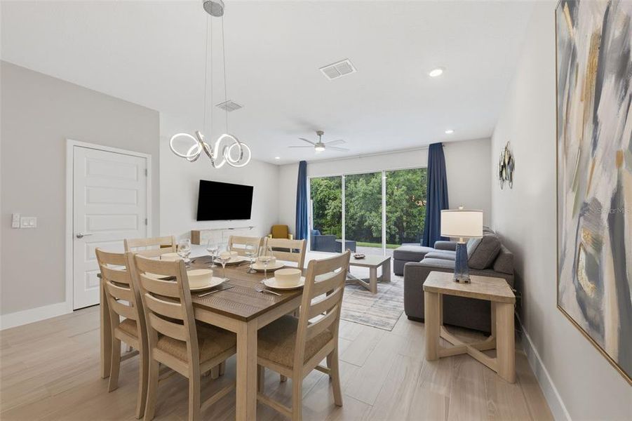 Furnished interior view inside a new home in , Kissimmee (Image 12). Furnished interior view inside a new home in , Kissimmee (Image 12).