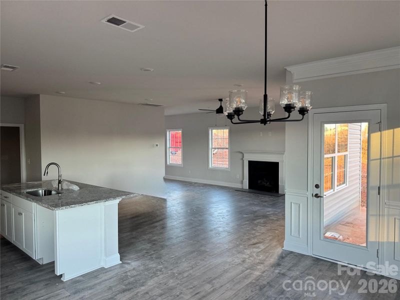 Furnished interior view inside a new home in Village at Parkside, Gastonia (Image 4).