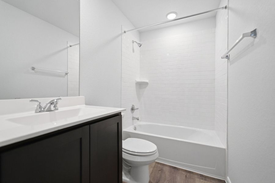 Furnished interior view inside a new home in Windrose Green, Angleton (Image 14).