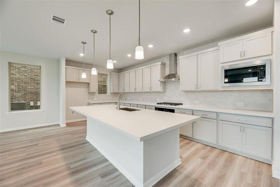 Furnished interior view inside a new home in Valencia On The Lake, Little Elm (Image 9).