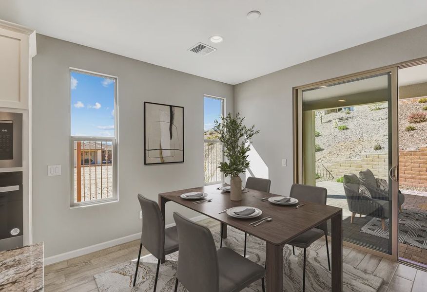 Virtually Staged Wickenburg Flourish HS 1862 Kitchen Dine - 4 of 17