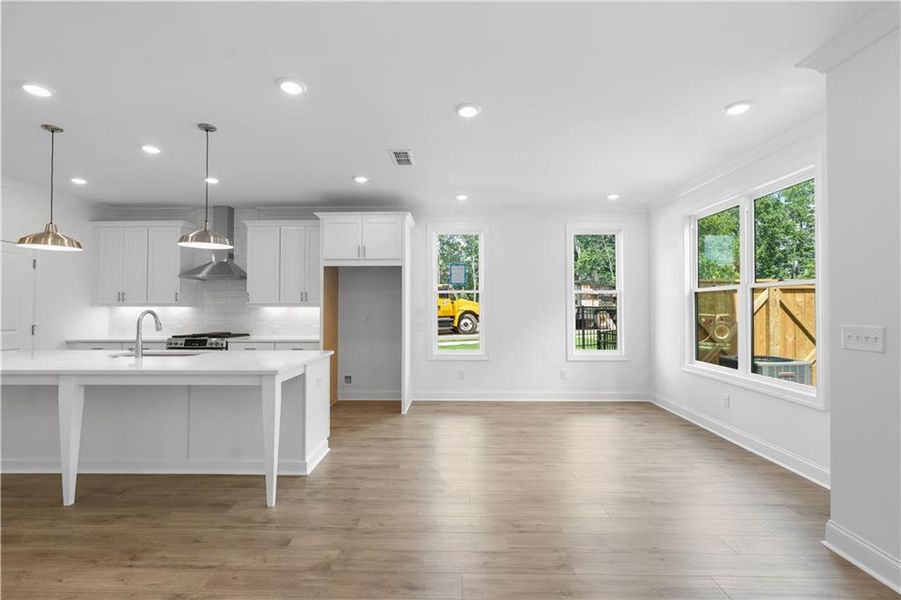 Furnished interior view inside a new home in Millcroft Townhomes, Buford (Image 19).