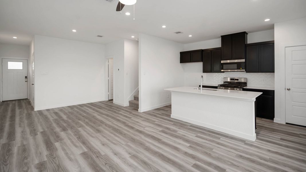 Representative furnished interior of a home built from the Gardenia by D.R. Horton in Grand West, Houston (Image 4). Representative furnished interior of a home built from the Gardenia by D.R. Horton in Grand West, Houston (Image 4).