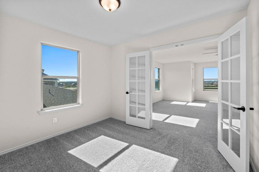 Connects to the Primary Bedroom