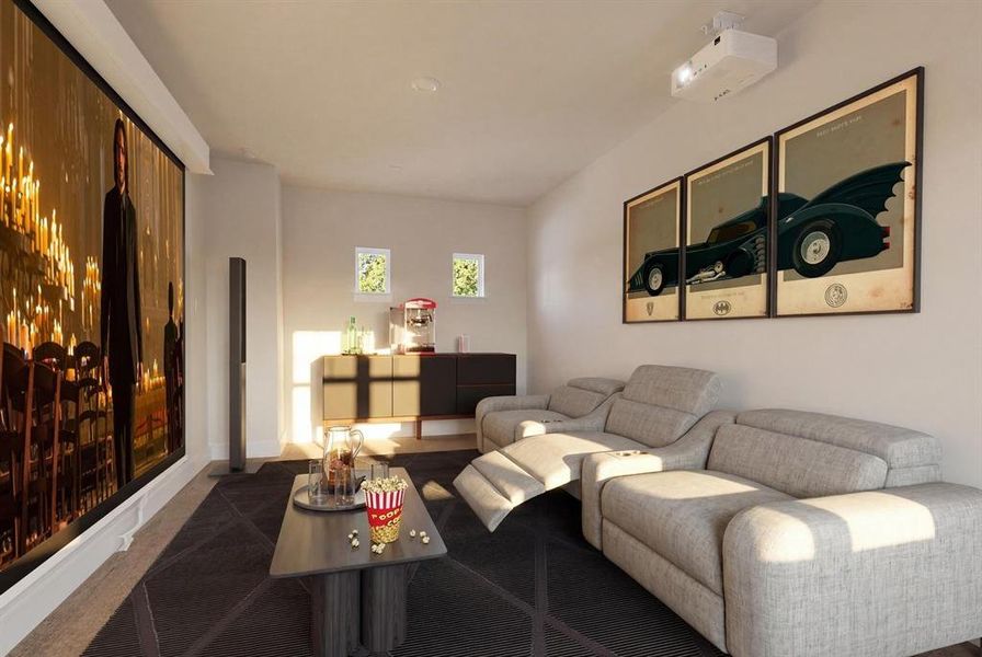 BROOKDALE II - B_Media Room Virtually Staged BROOKDALE II - B_Media Room Virtually Staged