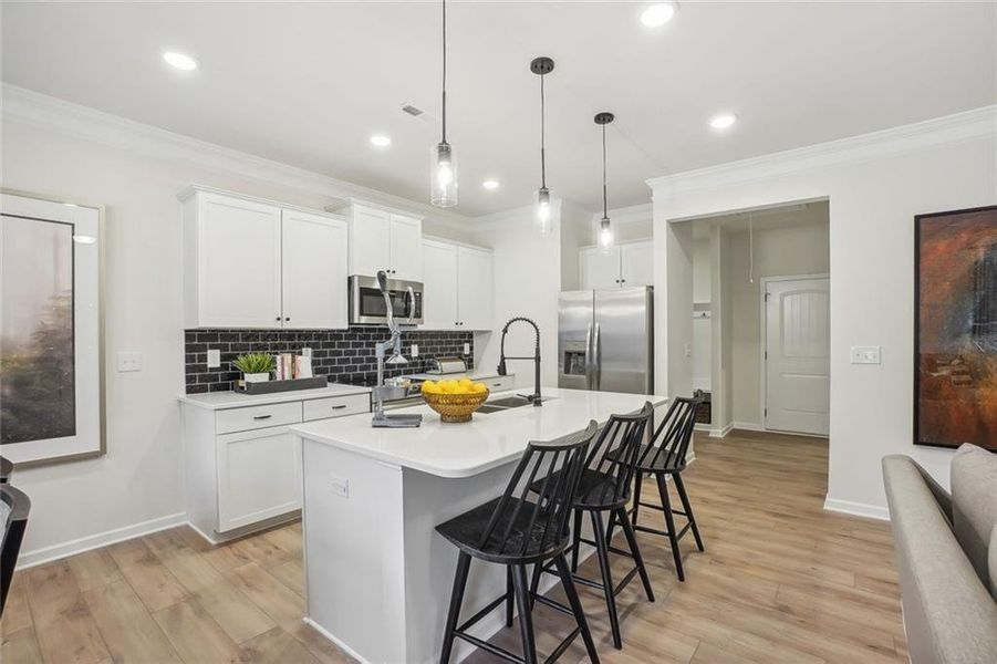 Furnished interior view inside a new home in Southbend, Rome (Image 4).