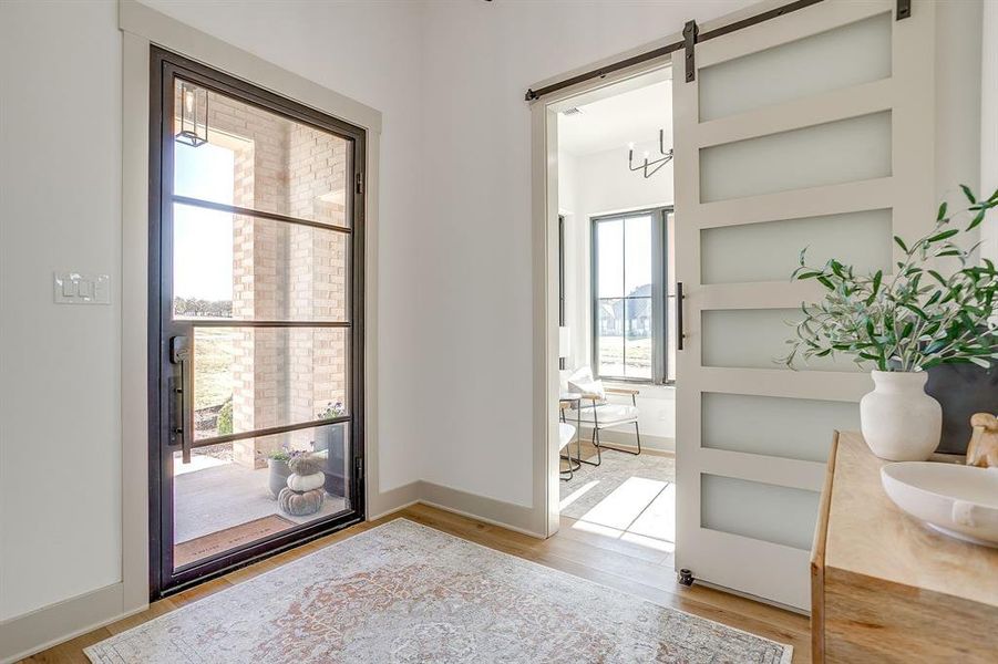 Furnished interior view inside a new home in , Weatherford (Image 9).