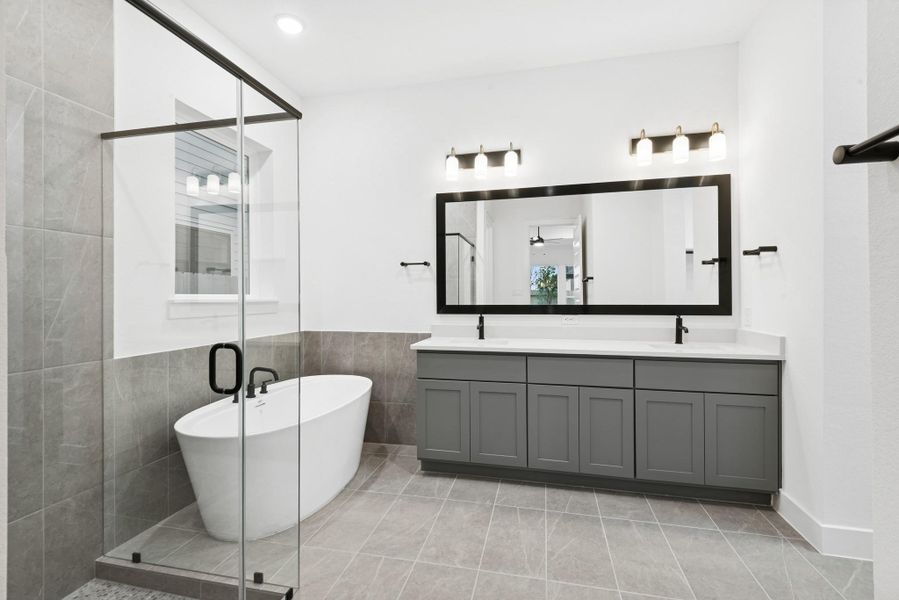 Furnished interior view inside a new home in ARTAVIA 50' Homesites, Conroe (Image 11).