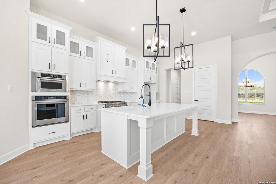 Furnished interior view inside a new home in Legend Park, Castroville (Image 6).