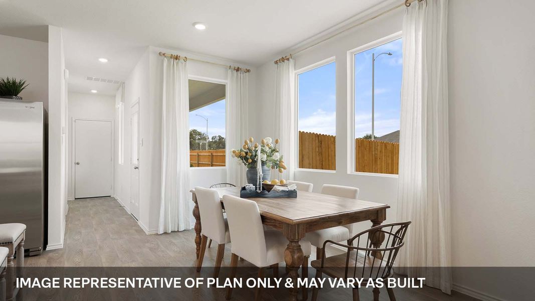 Furnished interior view inside a new home in Valverde, Bastrop (Image 4).