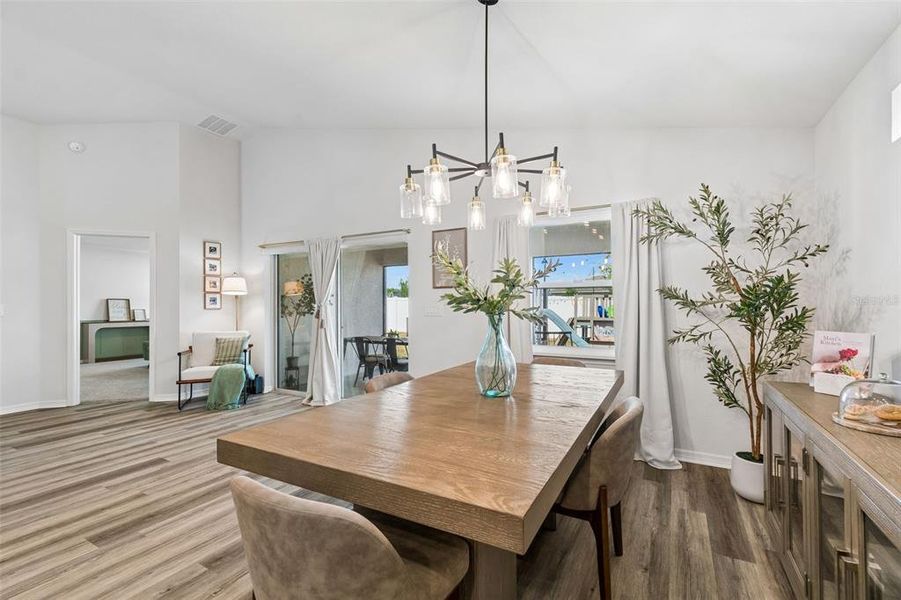 Furnished interior view inside a new home in , Zephyrhills (Image 61).